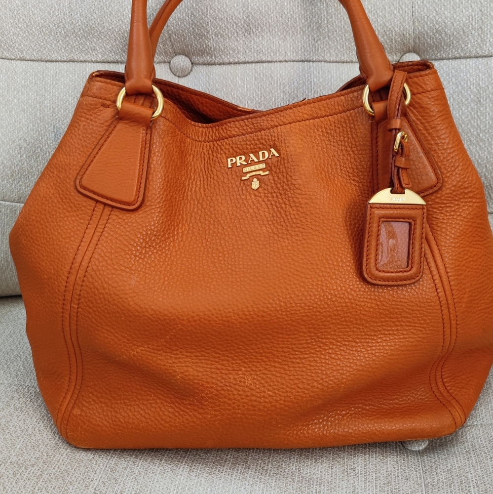 Prada Burnt Orange Shoulder Bag